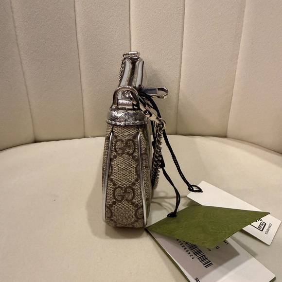 Gucci Ophidia Mini Bag Silver - Picture 6 of 9